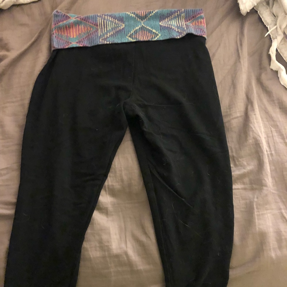 Foldover crop leggings